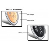 Durable in Use Love Drop Titanium Necklace For Lovers 