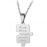 Selling Well all over the World White Titanium Necklace For Lovers 