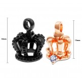 Easy to Use Rectangle Titanium Necklace For Lovers With Rhinestone