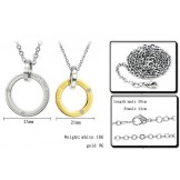 Easy to Use Titanium Necklace For Lovers 