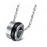 Excellent Quality Round Shape Titanium Necklace For Lovers 
