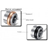 Excellent Quality Round Shape Titanium Necklace For Lovers 