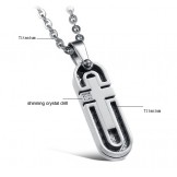 Dependable Performance Cross Titanium Necklace For Lovers
