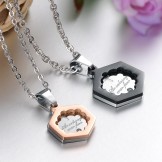 Reliable Quality Titanium Necklace For Lovers 