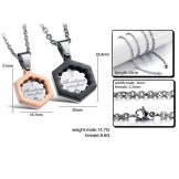 Reliable Quality Titanium Necklace For Lovers 