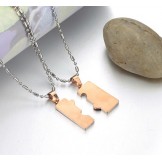 Easy to Use Titanium Necklace For Lovers 