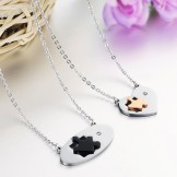 The Queen of Quality Titanium Necklace For Lovers With Rhinestone