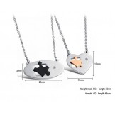 The Queen of Quality Titanium Necklace For Lovers With Rhinestone