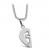 Reliable Reputation Sweetheart Titanium Necklace For Lovers 
