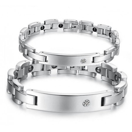 Wide Varieties Health Titanium Bracelet For Lovers 
