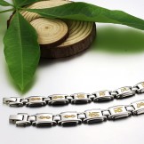 Excellent Quality Health Titanium Bracelet For Lovers 