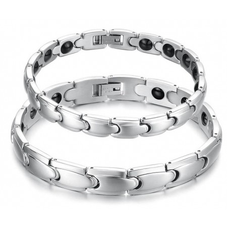 Excellent Quality Antifatigue Titanium Bracelet For Lovers 