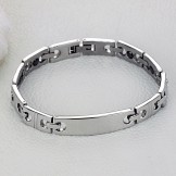 Stable Quality Antifatigue Titanium Bracelet For Lovers 