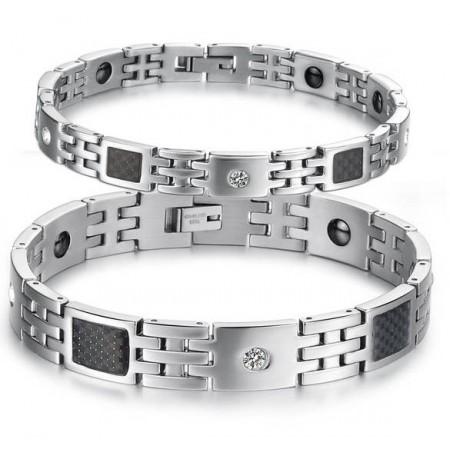 Stable Quality Health Titanium Bracelet For Lovers 