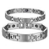 Easy to Use Classic Titanium Bracelet For Lovers 