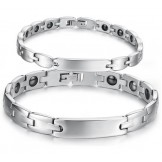 Selling Well all over the World Health Titanium Lodestone Bracelet For Lovers 