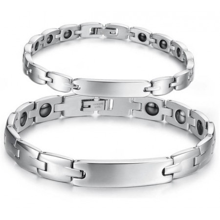 Selling Well all over the World Health Titanium Lodestone Bracelet For Lovers 