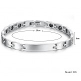 Selling Well all over the World Health Titanium Lodestone Bracelet For Lovers 