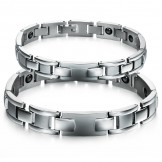 Excellent Quality Health Titanium Lodestone Bracelet For Lovers 