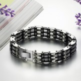 Dependable Performance Male Classic Titanium Bracelet 