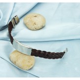 The Queen of Quality Brown Titanium Bangle