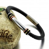 Selling Well all over the World Titanium Silicone Bangle 