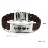 Reliable Reputation Male Titanium Bangle 
