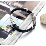 Wide Varieties Titanium Silicone Bangle 