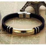 Wide Varieties Titanium Silicone Bangle