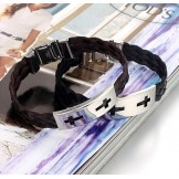 Stable Quality Cross Titanium Bangle