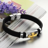 Well-known for Its Fine Quality Male Titanium Silicone Bangle 