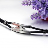 High Quality Titanium Silicone Bangle