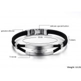 High Quality Titanium Silicone Bangle