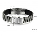 Stable Quality Scorpion Titanium Leather Bangle 
