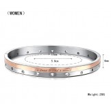 Complete in Specifications Titanium Bangle For Lovers 