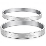 The Queen of Quality Sweetheart Titanium Bangle For Lovers 