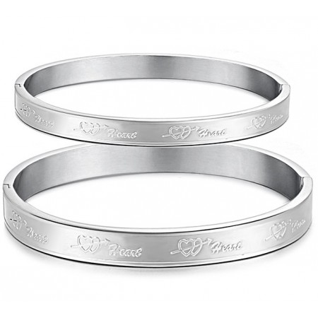 The Queen of Quality Sweetheart Titanium Bangle For Lovers 
