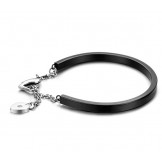 to Have a Long Story Female Sweetheart Titanium Bangle