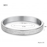 Stable Quality Scrub Titanium Bangle For Lovers 
