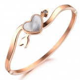 High Quality Female Sweetheart Titanium Bangle