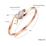 High Quality Female Sweetheart Titanium Bangle