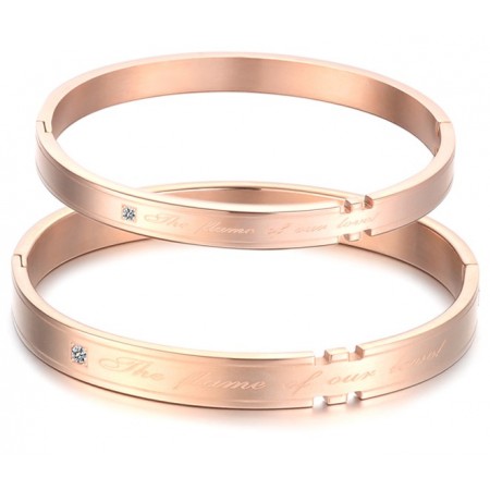 Complete in Specifications Titanium Bangle For Lovers 