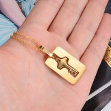 Reliable Reputation Lock Shape Titanium Bangle For Lovers 