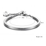 Stable Quality Female Sweetheart Titanium Bangle 