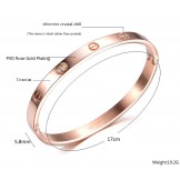 Superior Quality Female Screw Titanium Bangle  