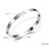 Excellent Quality Female Classic Titanium Bangle 