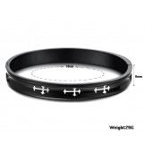 Durable in Use Cross Titanium Bangle For Lovers  