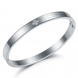 to Win Warm Praise from Customers Female Titanium Bangle 