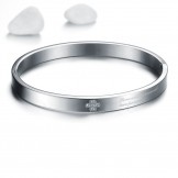to Win Warm Praise from Customers Female Titanium Bangle 