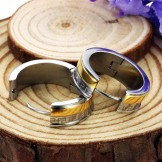 Easy to Use Wall Pattern Titanium Earrings 